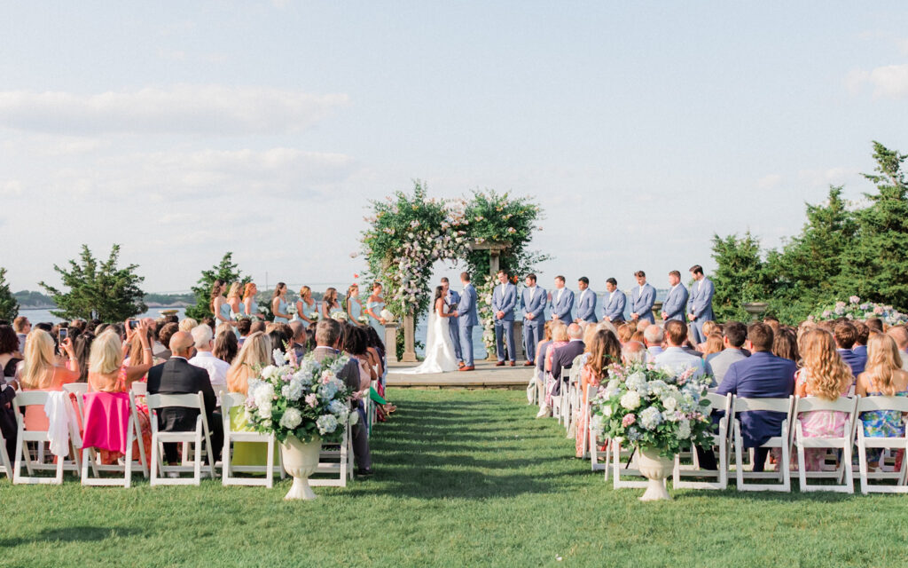 castle hill inn wedding ceremony